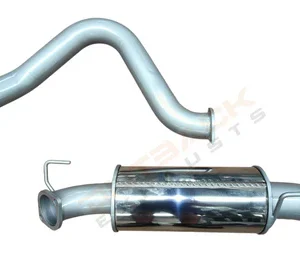 Mid and tail pipe assembly with muffler for Toyota LandCruiser 100 Series 4.7L UZJ100