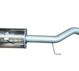 3-inch turbo-back exhaust section for Toyota LandCruiser 100 Series 4.2L 1HD-FTE featuring muffler and mandrel bends.