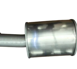 3-inch diesel exhaust muffler section with flanged ends for Toyota LandCruiser performance system