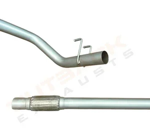2.5-inch exhaust dump pipe and front section for Toyota Hilux LN167 3.0L 5L-E by Outback Exhausts