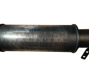 Outback Exhausts 3.5" Turbo Dump Pipe with Flex Joint 3.5-inch performance muffler section wrapped for protection by Outback Exhausts