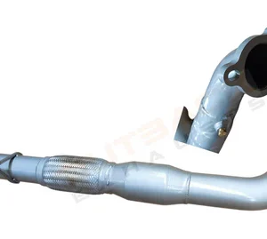 Toyota Prado 150 Series SWB 3'' turbo-back exhaust system with dump pipe and flex section.