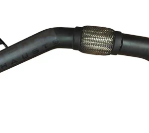 Outback Exhausts Black Coated Turbo Dump Pipe – Performance Diesel Component Outback Exhausts black coated exhaust front pipe with flex joint and welded mounting brackets