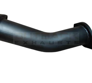 Outback Exhausts mandrel-bent exhaust connector pipe with flanged ends for diesel 4x4 systems